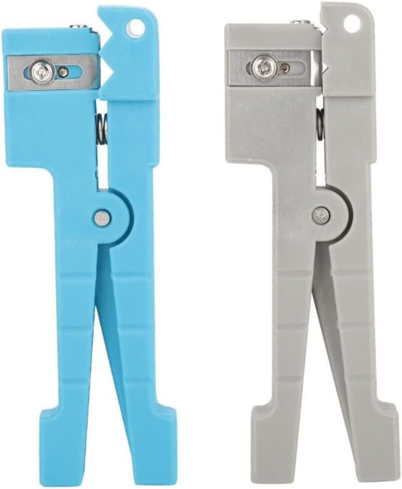 woobles Coax Cable Stripper, Coaxial Cable Stripper Wire Jacket Fiber Optic Horizontal Slitter 45-163 45-162 2PCS, Cable Stripper - Image 1